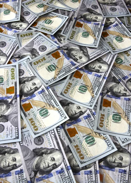 100 Amerikan Doları banknot arka planı — Stok fotoğraf