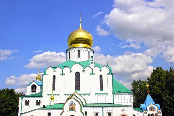 Catedral de Feodorovsky Soberano em Pushkin (Leninegrado regi — Fotografia de Stock
