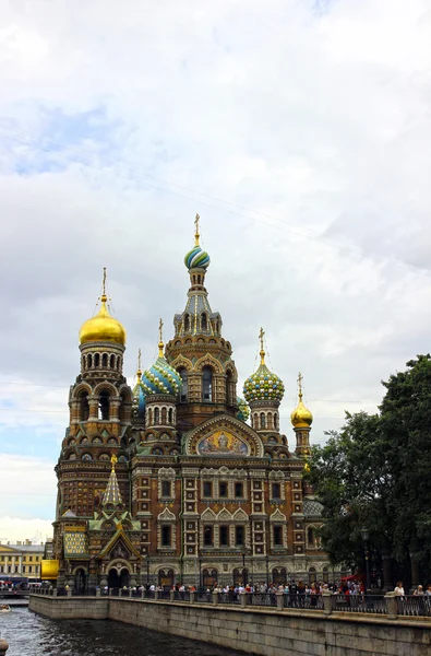 Cathedral of the Resurrection on Spilled Blood (Church of Our Sa — Stock Photo, Image