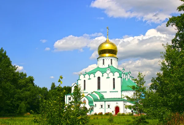 Catedral de Feodorovsky Soberano em Pushkin (Leninegrado regi — Fotografia de Stock