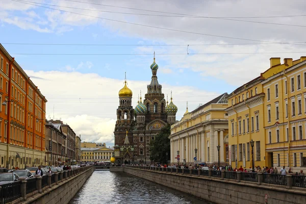 Cathedral of the Resurrection on Spilled Blood (Church of Our Sa — Stock Photo, Image