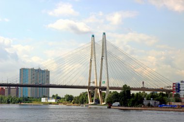 büyük obukhov Askılı bridge St Petersburg neva Nehri