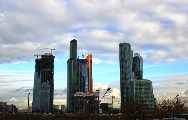 Grattacieli del Business Center "Mosca-Città " — Foto Stock