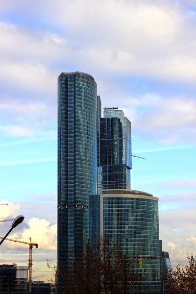 Wolkenkratzer des Geschäftszentrums "moskau-stadt" — Stockfoto