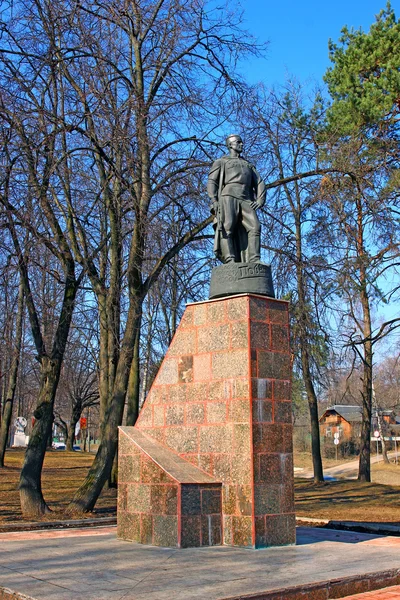 Памятник советским воинам Второй мировой войны — стоковое фото