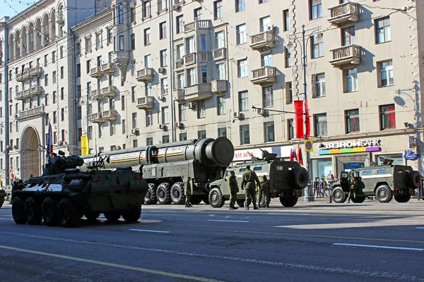 Military parade in Moscow — Stock Photo, Image