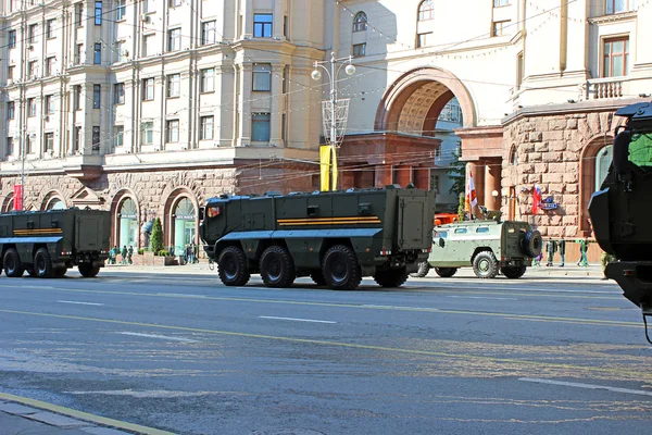 Military parade in Moscow — Stock Photo, Image