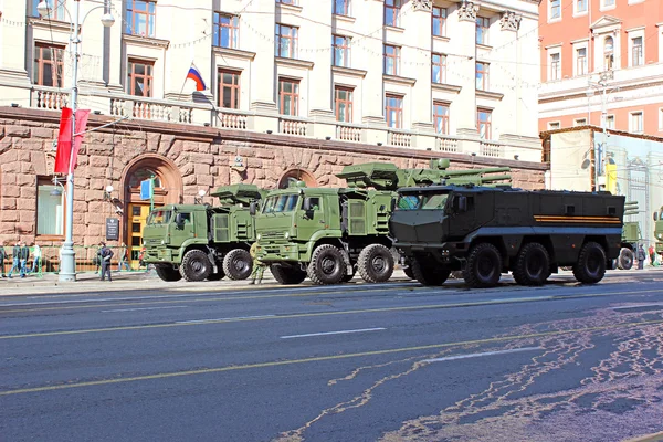 Military parade in Moscow — Stock Photo, Image