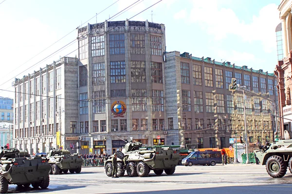 Desfile militar em moscow — Fotografia de Stock