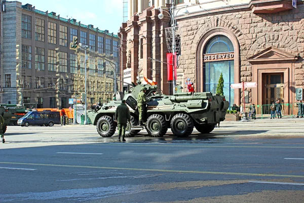 Desfile militar en Moscú — Foto de Stock