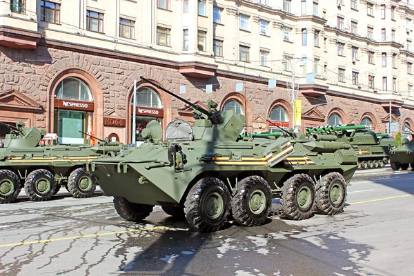 Moskova'da askeri geçit töreni — Stok fotoğraf