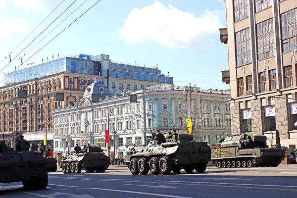 Moskova'da askeri geçit töreni — Stok fotoğraf