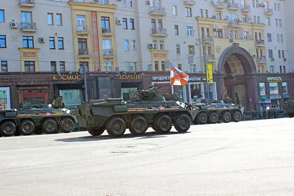 Desfile militar en Moscú — Foto de Stock