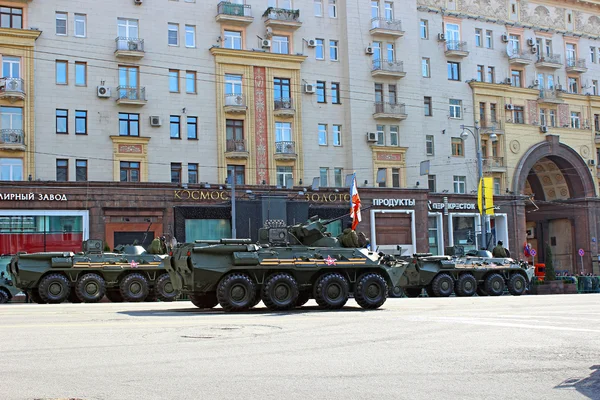 Военный парад в Москве — стоковое фото