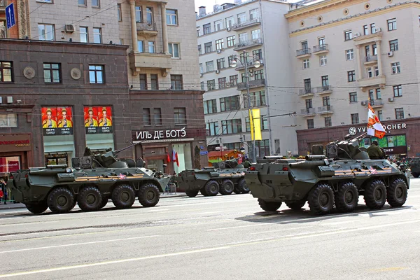 Parata militare a Mosca — Foto Stock