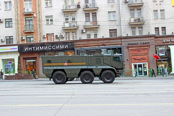 Militaire parade in Moskou — Stockfoto