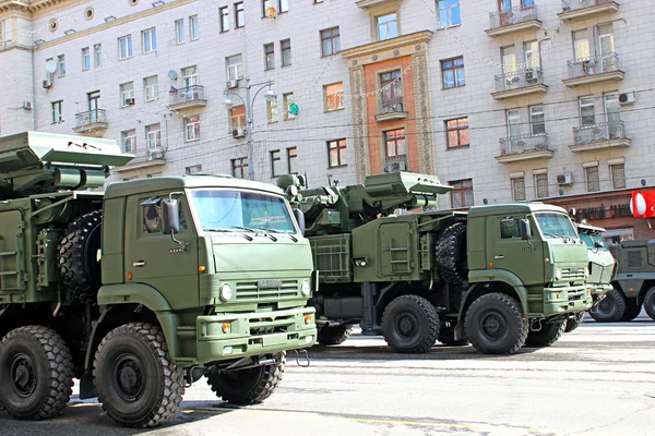 Military parade in Moscow — Stock Photo, Image