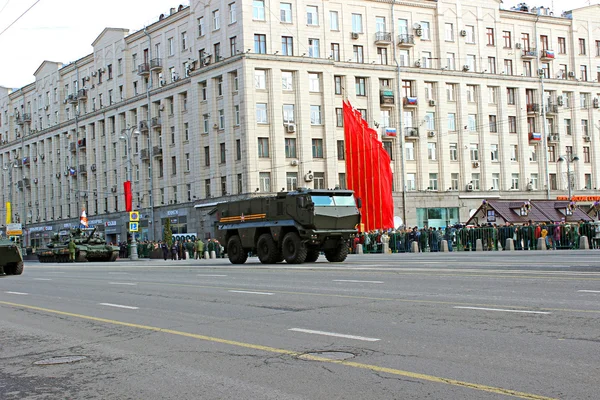 Militaire parade in Moskou — Stockfoto