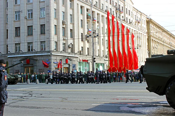 Στρατιωτική παρέλαση στη Μόσχα — Φωτογραφία Αρχείου