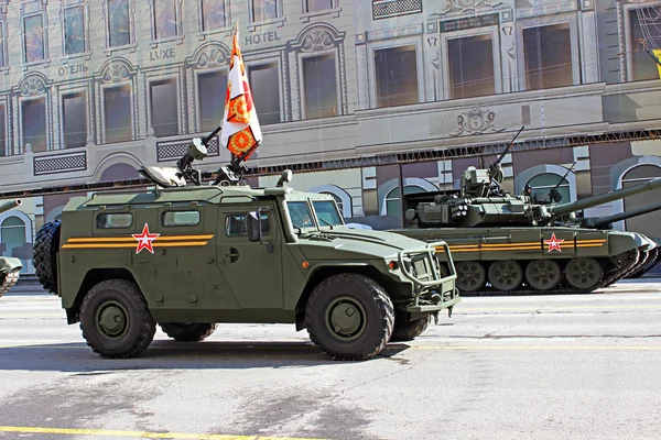 Military parade in Moscow — Stock Photo, Image