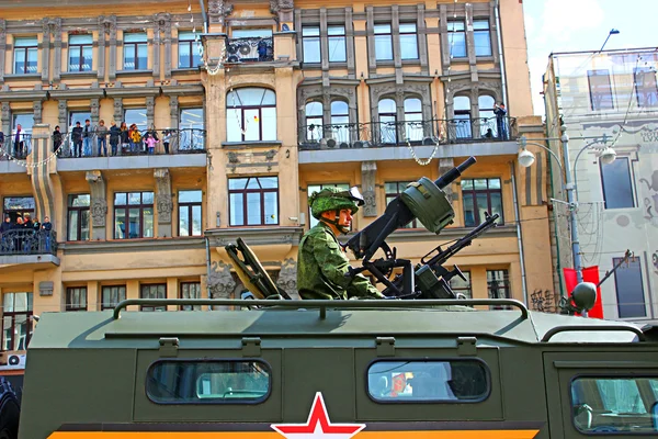 Militärparade in Moskau — Stockfoto