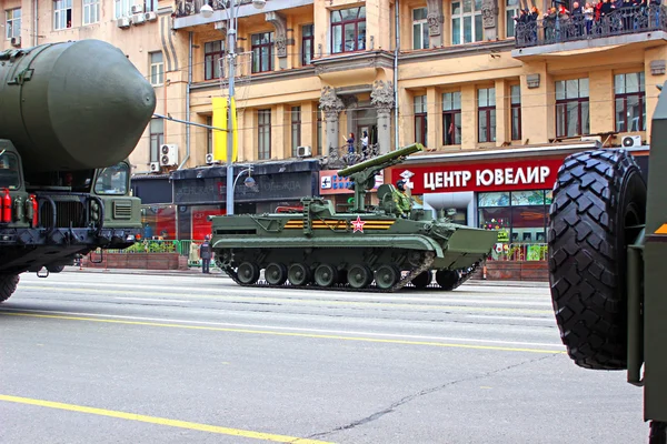 Parade militer di Moskow — Stok Foto