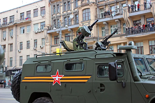 Desfile militar em moscow — Fotografia de Stock