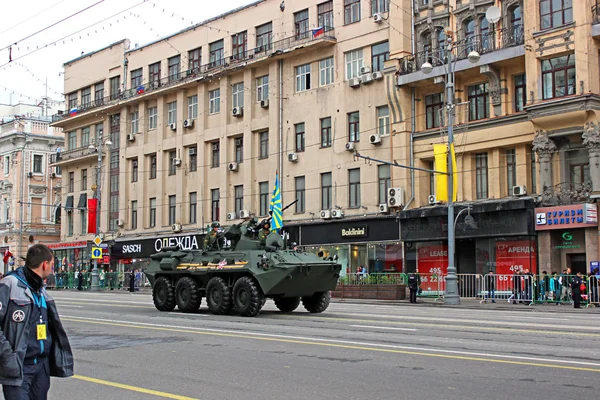 Desfile militar en Moscú — Foto de Stock