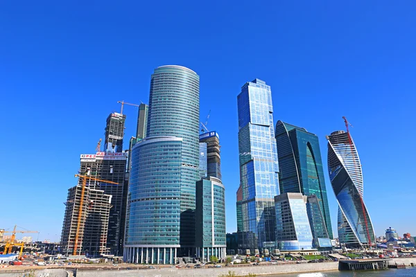 Wolkenkrabbers van business center "Moskou-stad" — Stockfoto