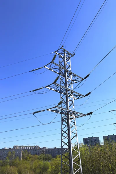 Líneas de energía eléctrica — Foto de Stock