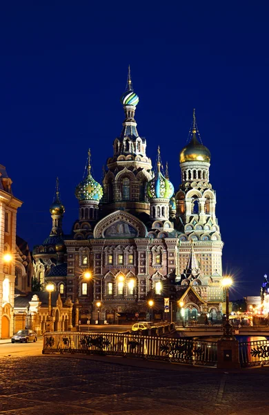 Cathedral of the Resurrection on Spilled Blood — Stock Photo, Image