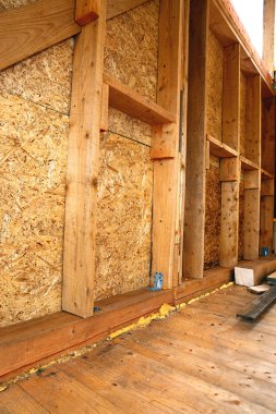 Ahşap çerçeve duvar inşaatı