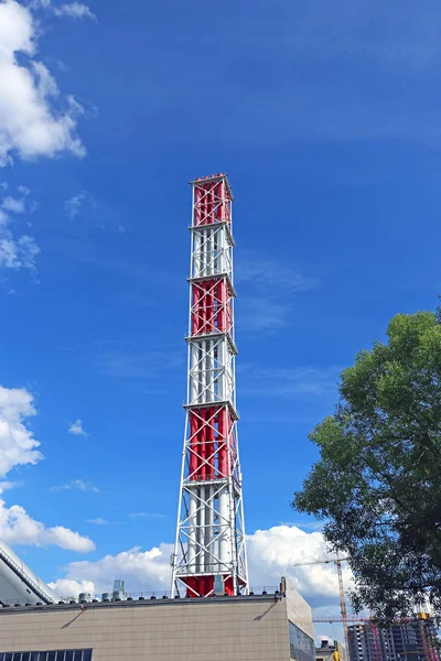 Gyárkémények — Stock Fotó