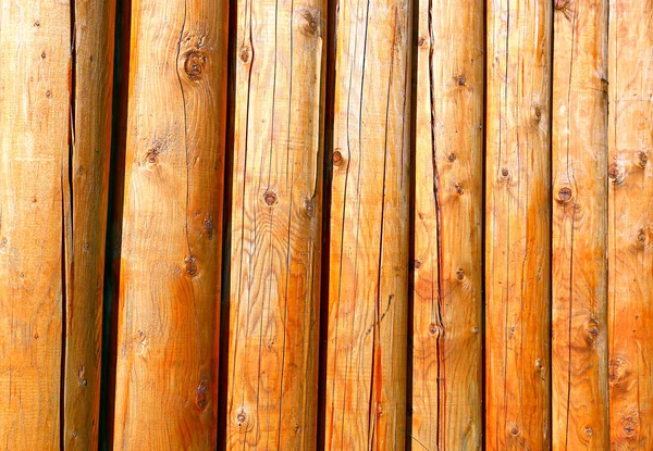 Background of log stockade — Stock Photo, Image