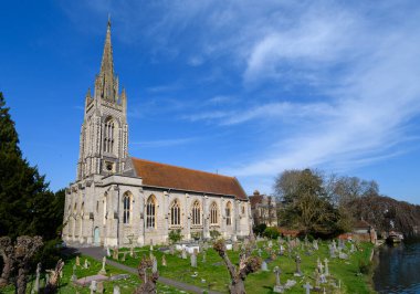 A view of the Pretty All Saints Church in Marlow
