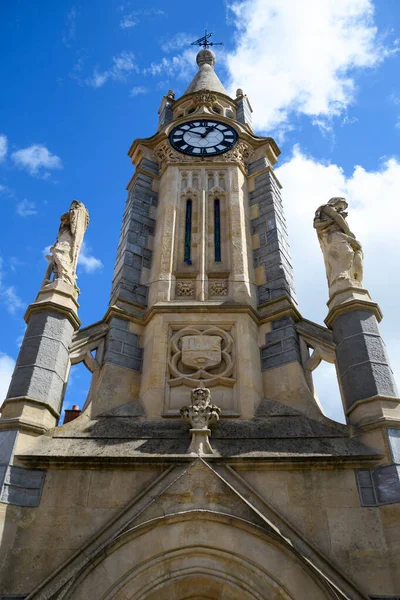 Lowman Green Clock Tower Tiverton — Stock fotografie