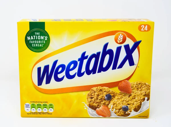 Okuma, Birleşik Krallık - 16 Ocak 2022: Bir kutu Weetabix kahvaltı gevreği