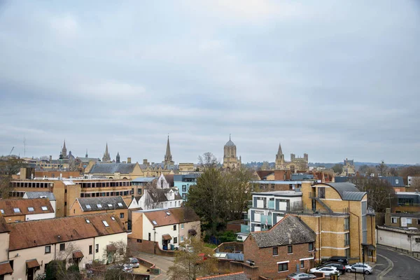 Oxford United Kingdom January 2022 Spires Oxford Univesity Climb Roof — Zdjęcie stockowe