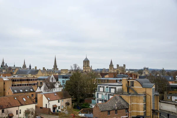 Oxford United Kingdom January 2022 Spires Oxford Univesity Climb Roof — Zdjęcie stockowe