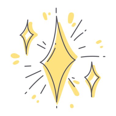 Satır simgesi kalite güvencesi, izole kıvılcım logosu