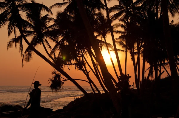 Pêcheurs à six ans au Sri Lanka — Photo