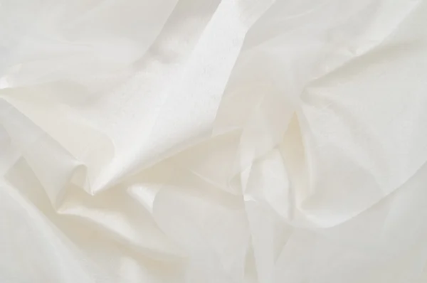 Texture soie blanche — Photo