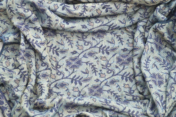 Quadro de um fundo floral oriental azul — Fotografia de Stock