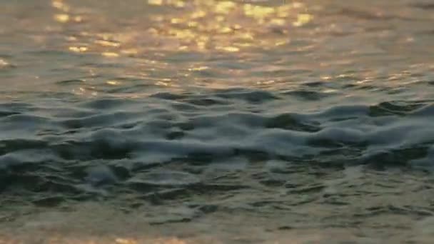 Blick Auf Den Sonnenuntergang Schönen Strand Der Insel Koh Miang — Stockvideo
