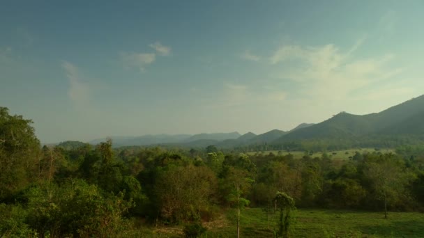 Vista Panorámica Del Parque Nacional Sam Roi Yot Mountain Distrito — Vídeo de stock