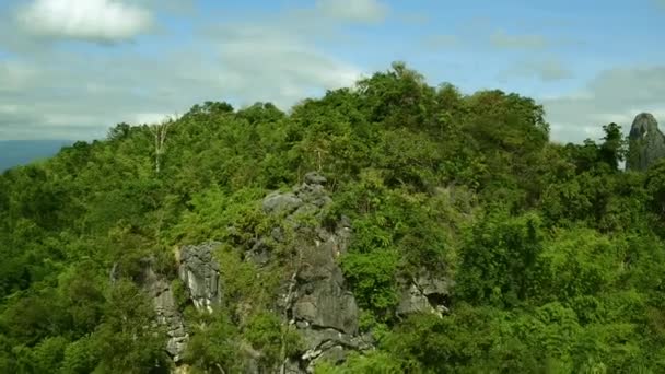 Bergskedja Bang Huay Hea Village Pang Pha Distriktet Mae Hong — Stockvideo