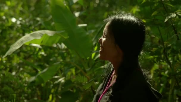 Sep 2019 Плем Погонича Жінка Навчає Грає Слона Таїланд Віллідж — стокове відео