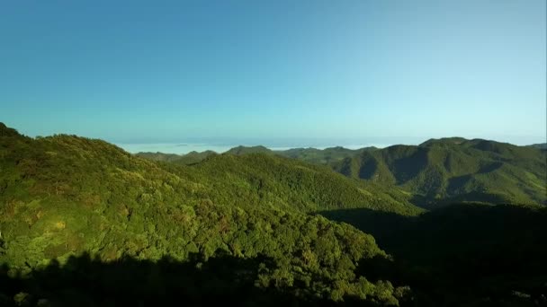 Catena Montuosa Nel Villaggio Bang Huay Hea Nel Distretto Pang — Video Stock
