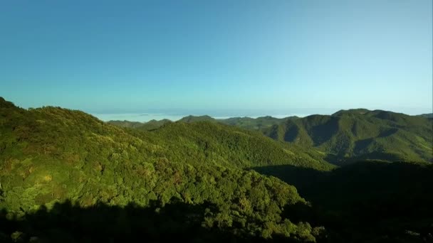 Bergskedja Bang Huay Hea Village Pang Pha Distriktet Mae Hong — Stockvideo