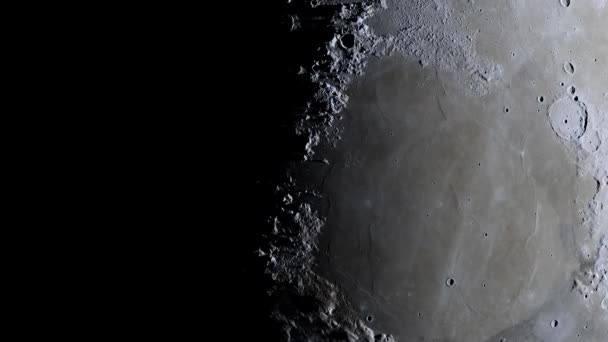 Lua Cheia Para Lua Nova Fases Lunares Ultra Realistas Fases — Vídeo de Stock